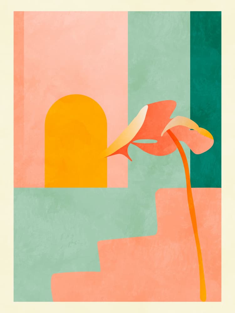 Spaces 3 Treppe by Ana Rut Bre — canvas wall art