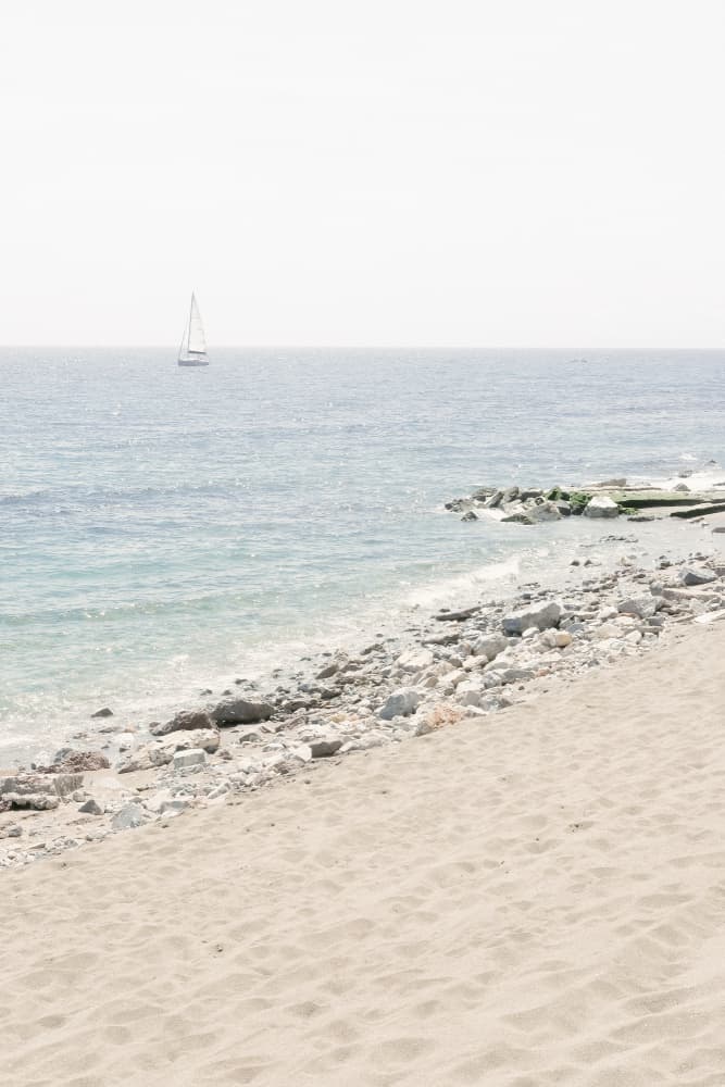 Sailboat On A Calm Sea by Pictufy Studio III — canvas wall art