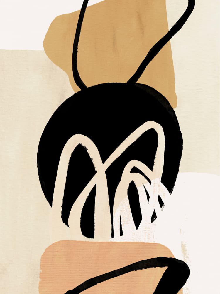 Abstract Whimsy by Treechild — canvas wall art