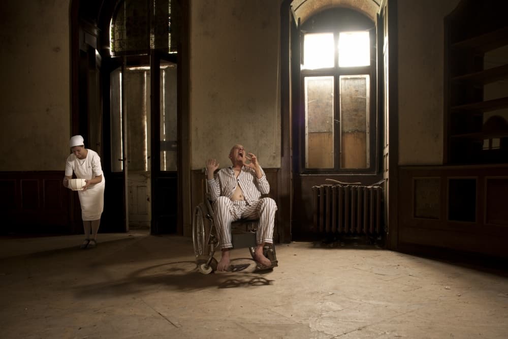 Asylum Patient Distress by Christine von Diepenbroek — canvas wall art