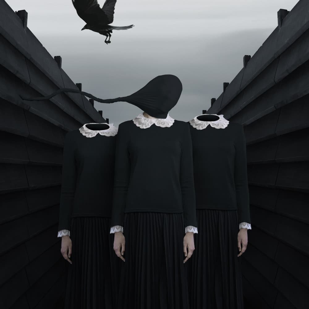 Dark Surreal Figures by hardibudi — canvas wall art