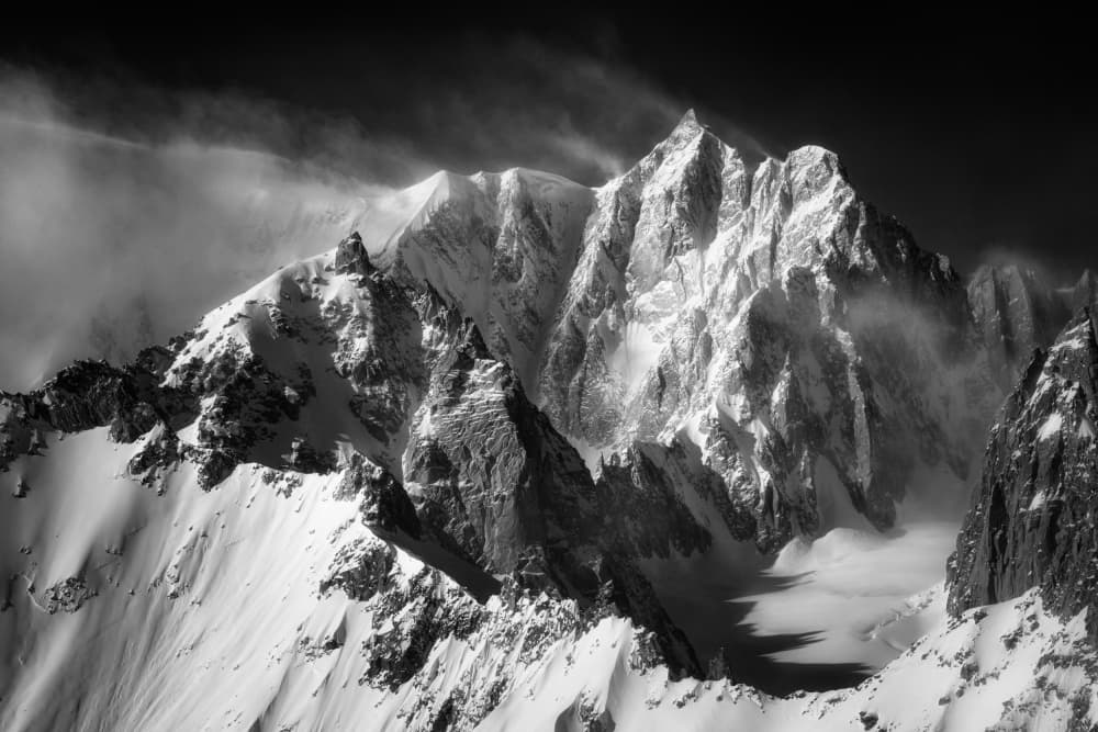 Dramatic Alpine Peaks by Andrea Maestosi — canvas wall art