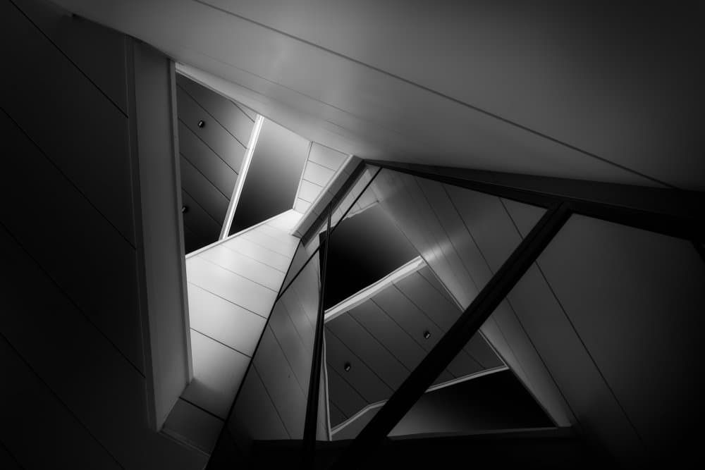 Geometric Lightplay by Olavo Azevedo — canvas wall art