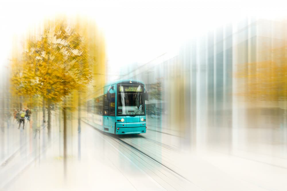 Autumn City Motion by Stephan Rückert — canvas wall art