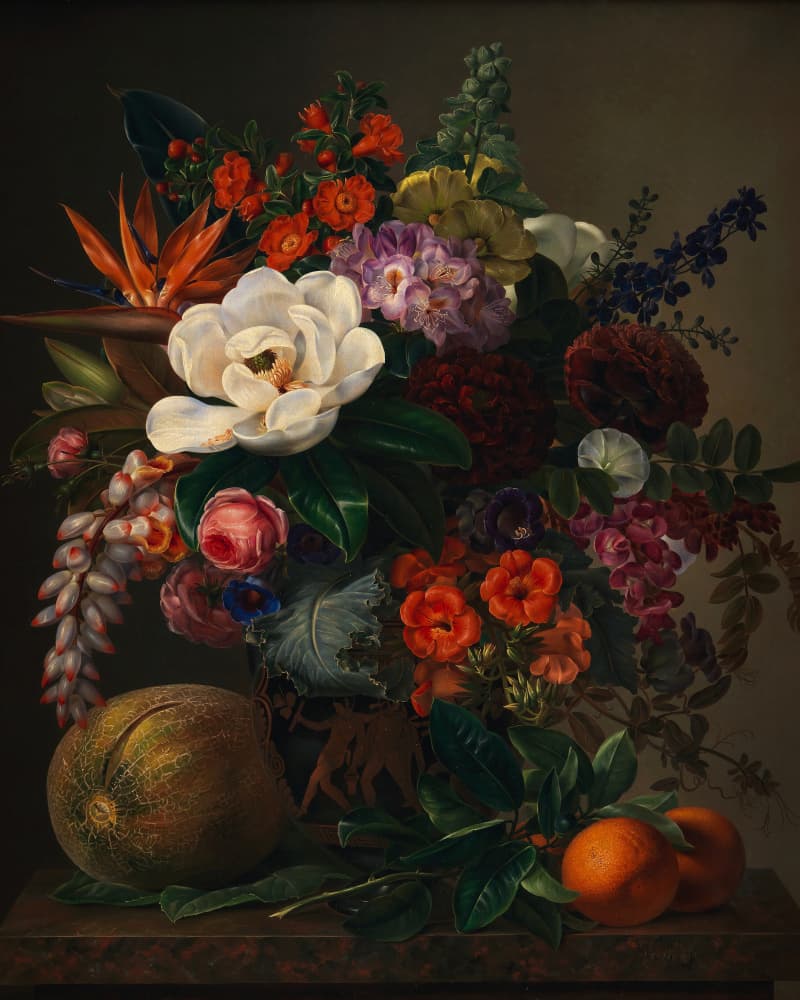 A Vase With Flowers