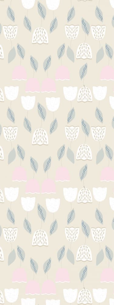 Soft Floral Pattern by Aliya Putrus — canvas wall art