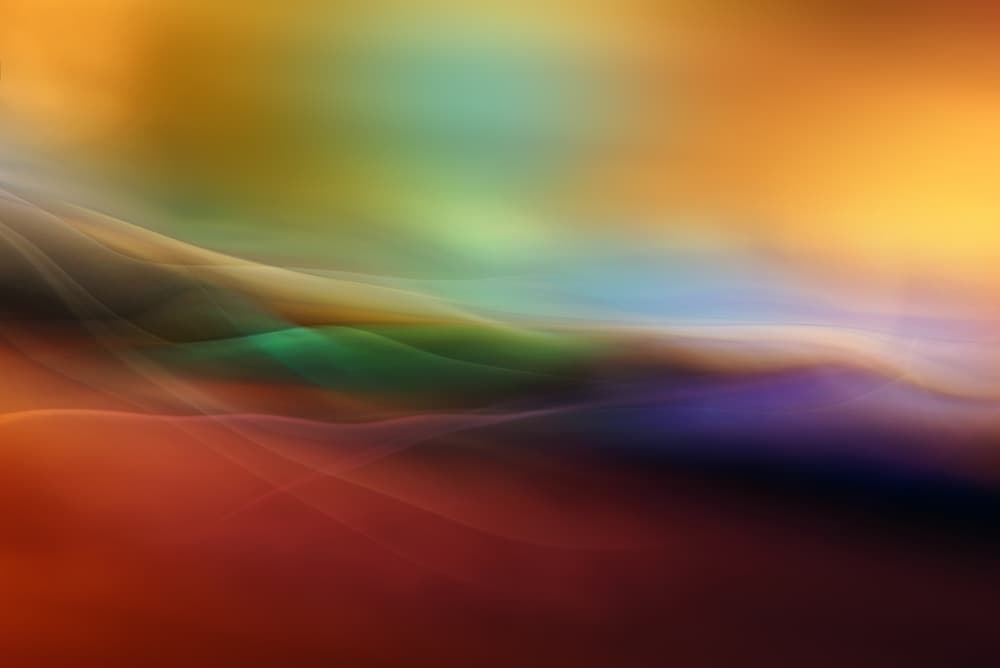 Vibrant Fluid Waves by Heidi Westum — canvas wall art