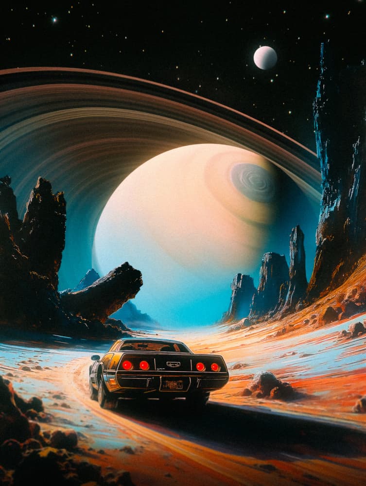 Ultimate Space Racer by Taudalpoi — canvas wall art