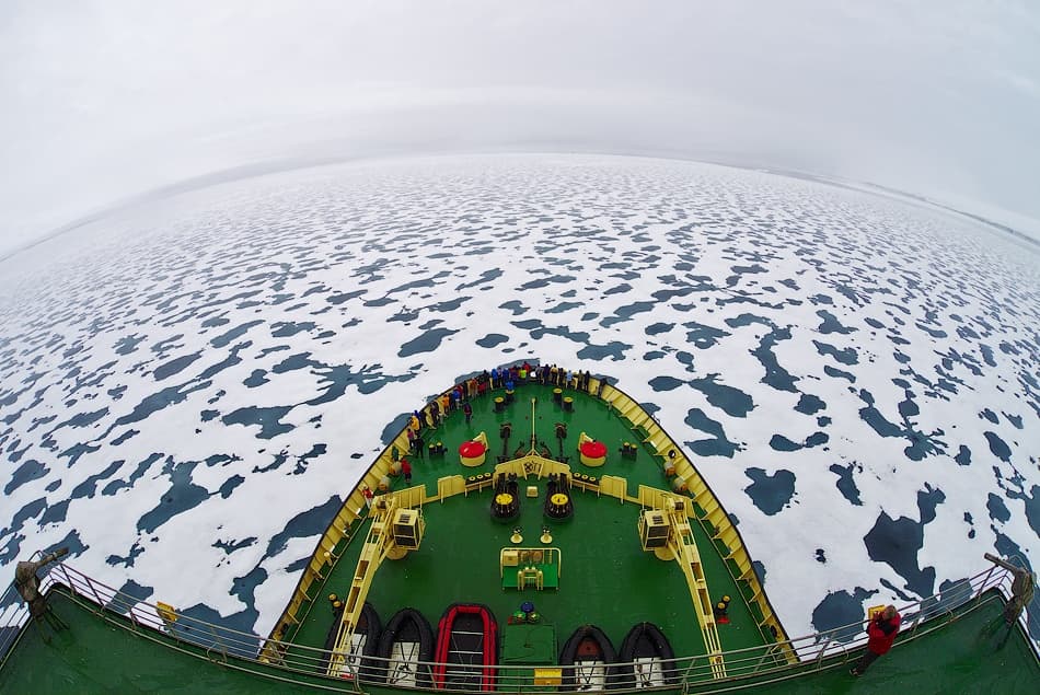 Arctic Icebreaker Expedition by Vadim Balakin — canvas wall art