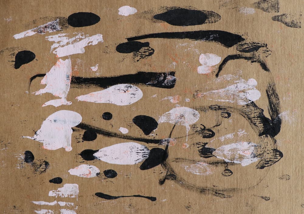 Abstract Paint Strokes by Santhosh ch — canvas wall art