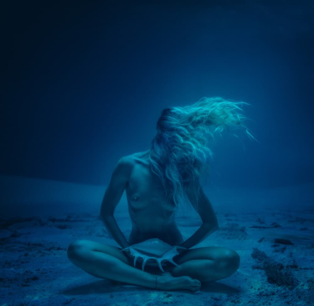 Woman Of The Deep by CEBImagery — canvas wall art