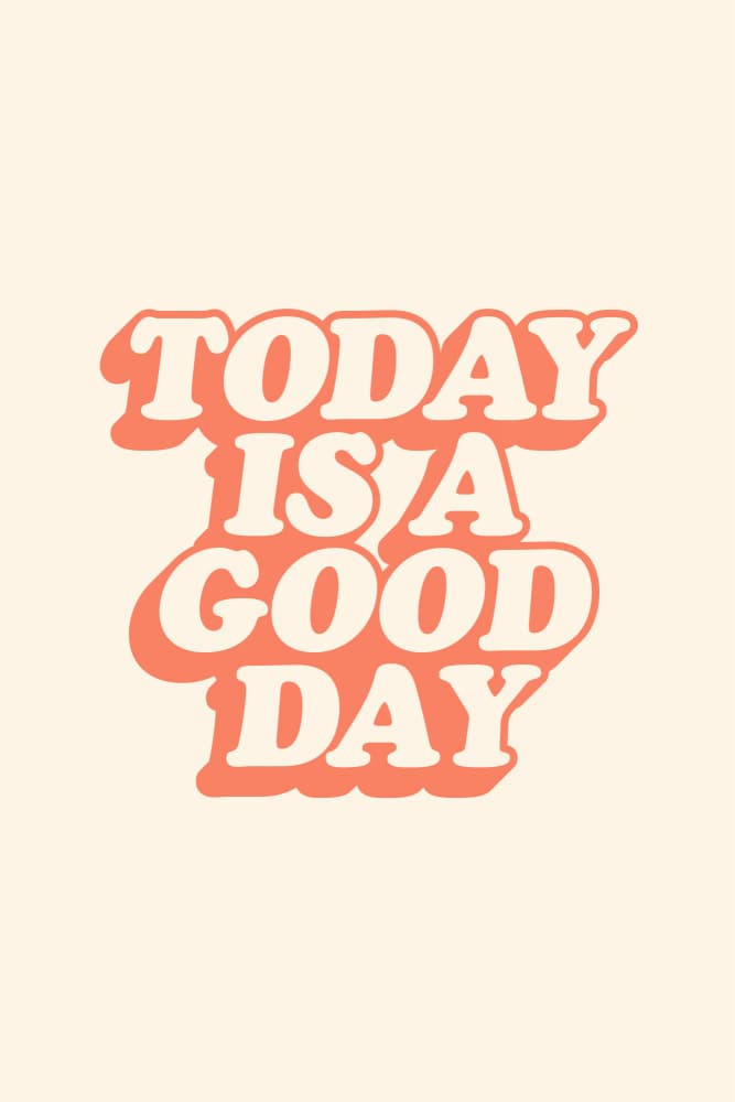 Good Day Retro Quote by Brett Wilson — canvas wall art