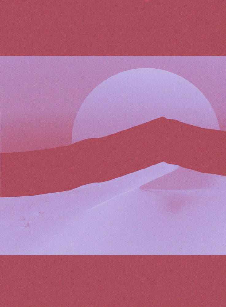 Vivid Desert Horizon by Jonatan Appelfeldt — canvas wall art