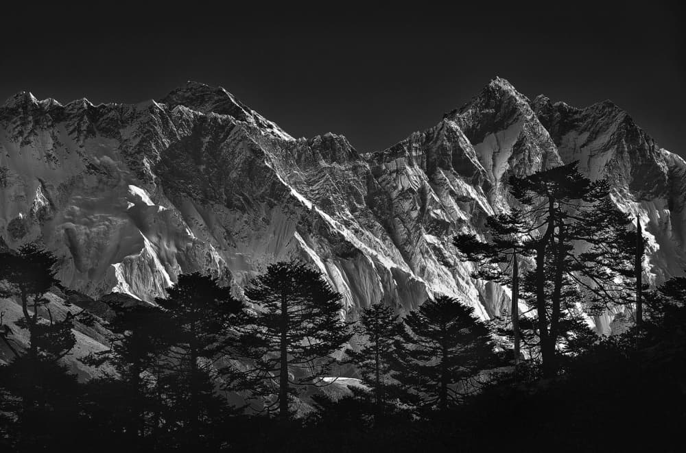 Dramatic Winter Mountains by Sorin Tanase — canvas wall art
