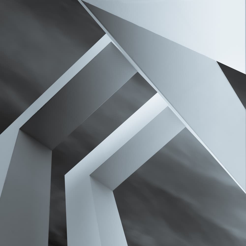 Abstract Geometric Architecture by Luc Vangindertael (laGrange) — canvas wall art