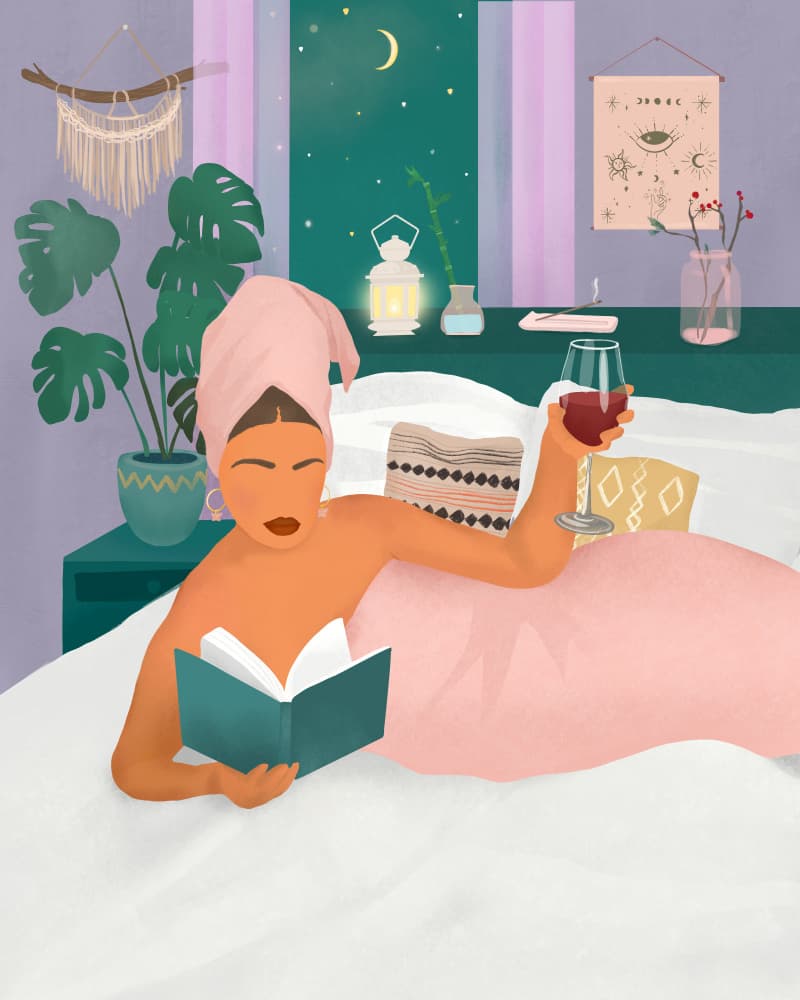 Me Time by Petra Lizde — canvas wall art