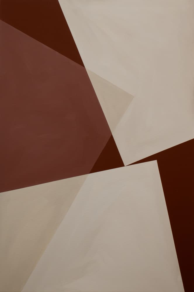 Earthy Geometric Abstraction by Livia Frigo — canvas wall art