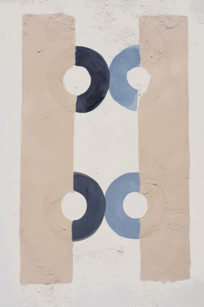 Geometric Harmony by Treechild — canvas wall art