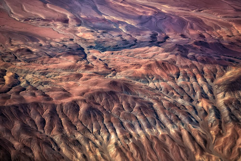 Desert Canyon Patterns by Adhemar Duro — canvas wall art
