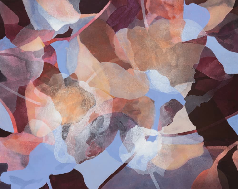 Translucent Color Forms by Ida Kopperud — canvas wall art