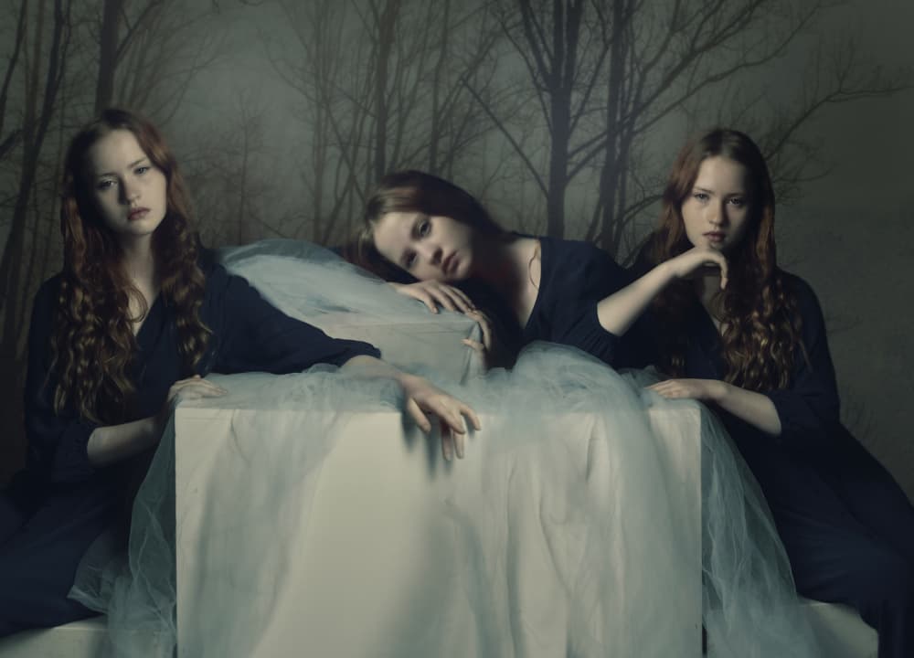 Mysterious Forest Women by Rachel Pansky — canvas wall art