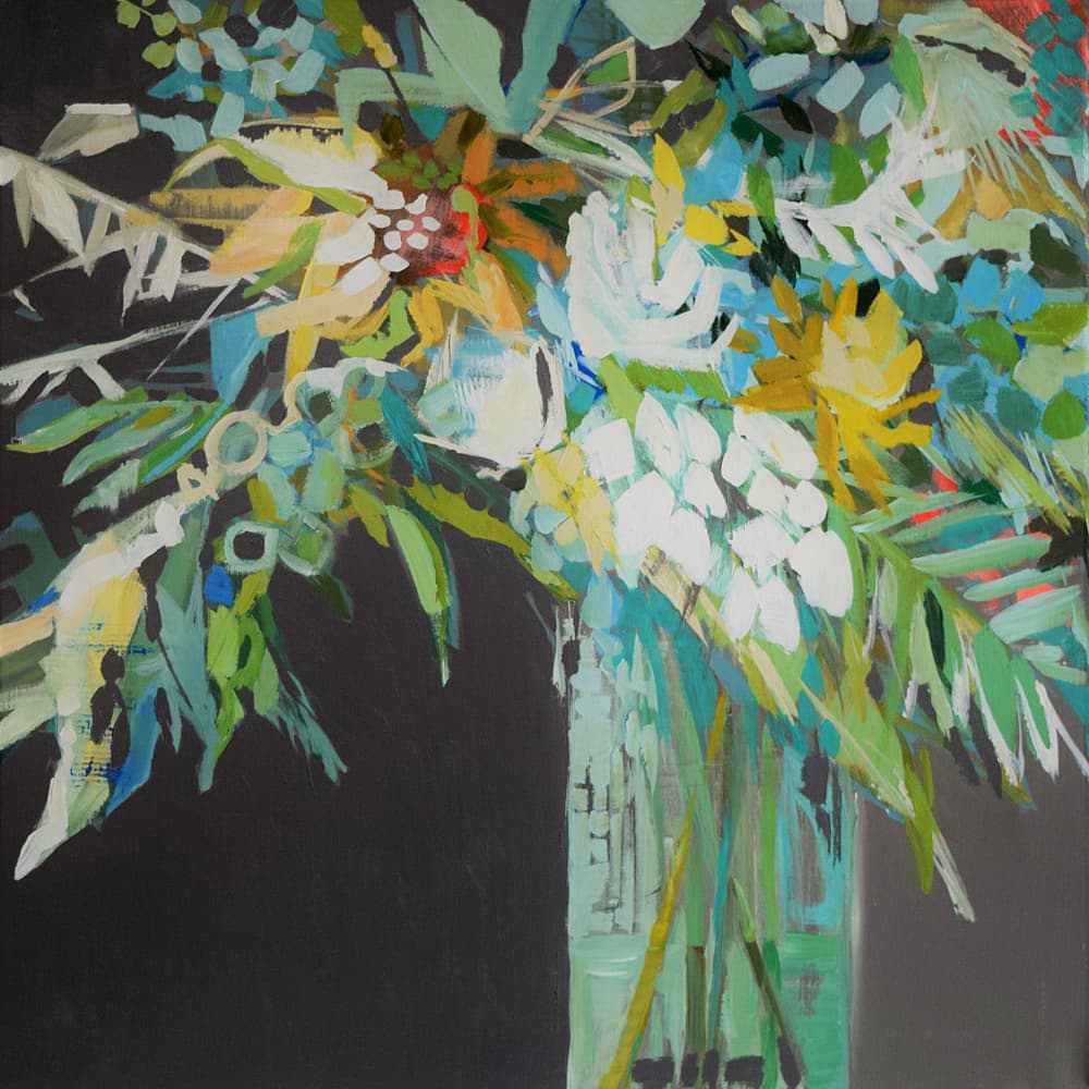 Heather S Bouquet by Jenny Westenhofer — canvas wall art