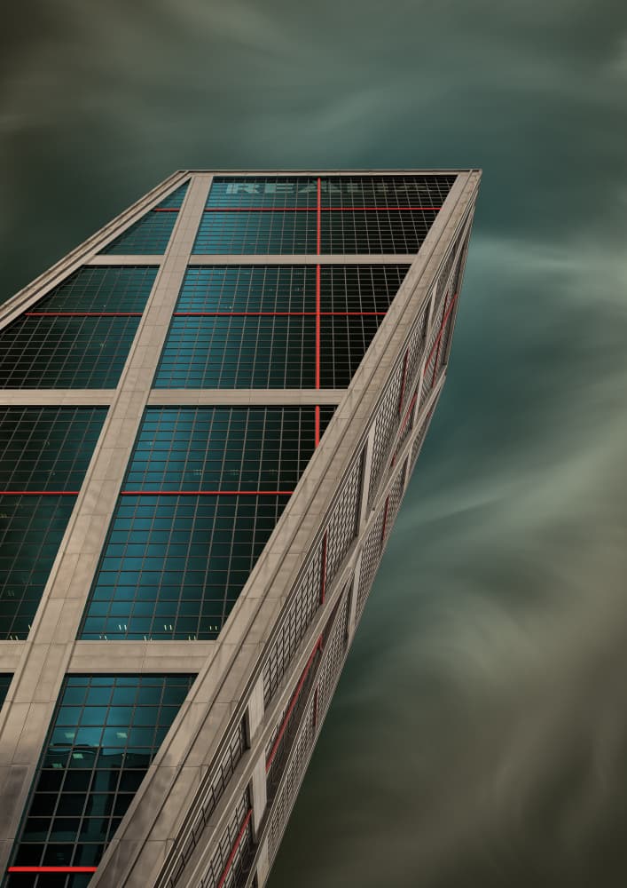 Dynamic City Skyscraper by Jonathan Power — canvas wall art