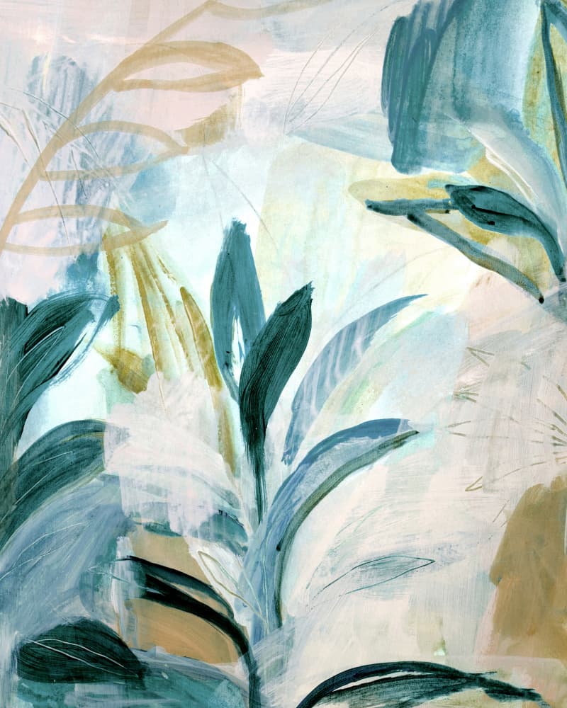 Serene Botanical Abstract by Gemma Bardot — canvas wall art