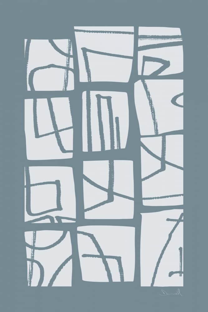 Shapes and Lines by Dan Hobday — canvas wall art