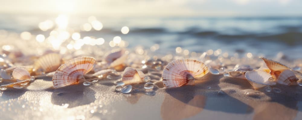 Seashell Serenity by Treechild — canvas wall art