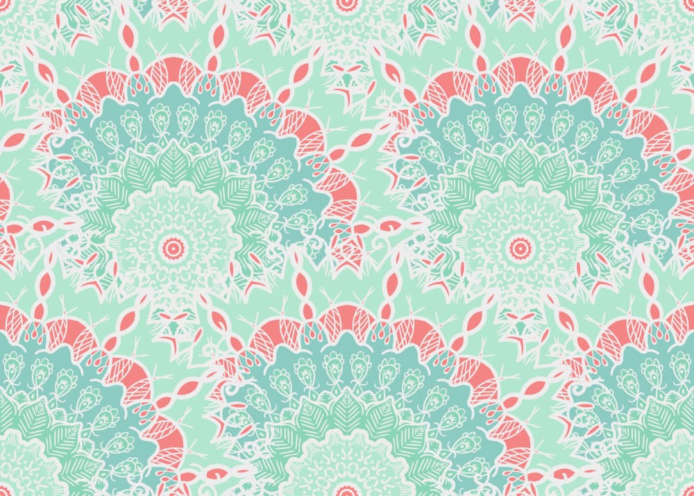 Bohemian Mandala Pattern by Marika Barsrsind — canvas wall art