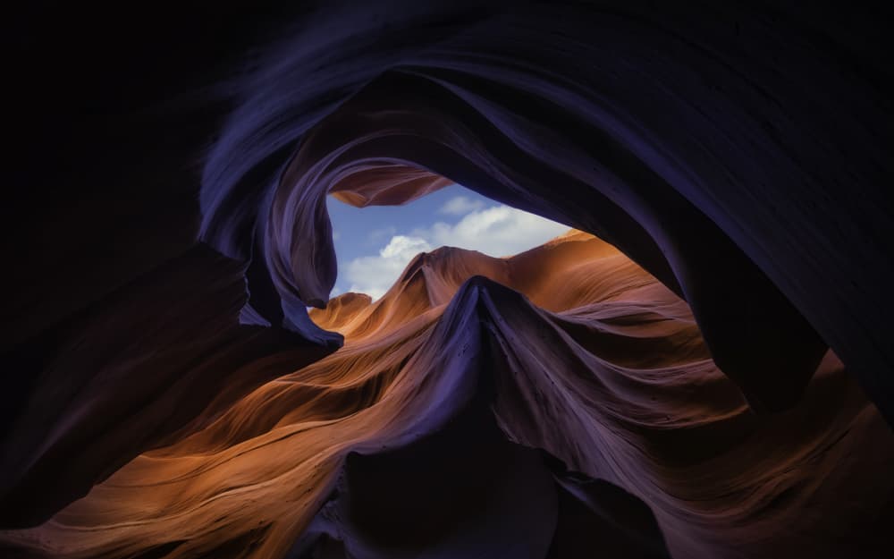 Desert Slot Canyon by Michael Zheng — canvas wall art