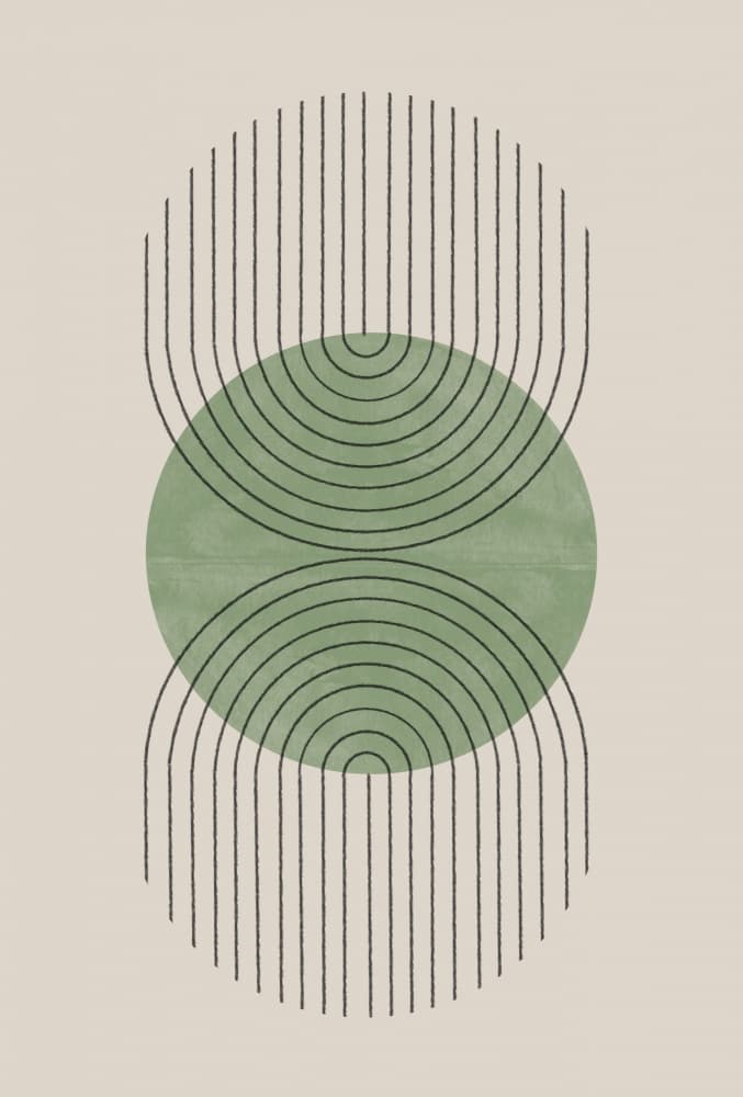 Symmetrical Waves by THE MIUUS STUDIO — canvas wall art