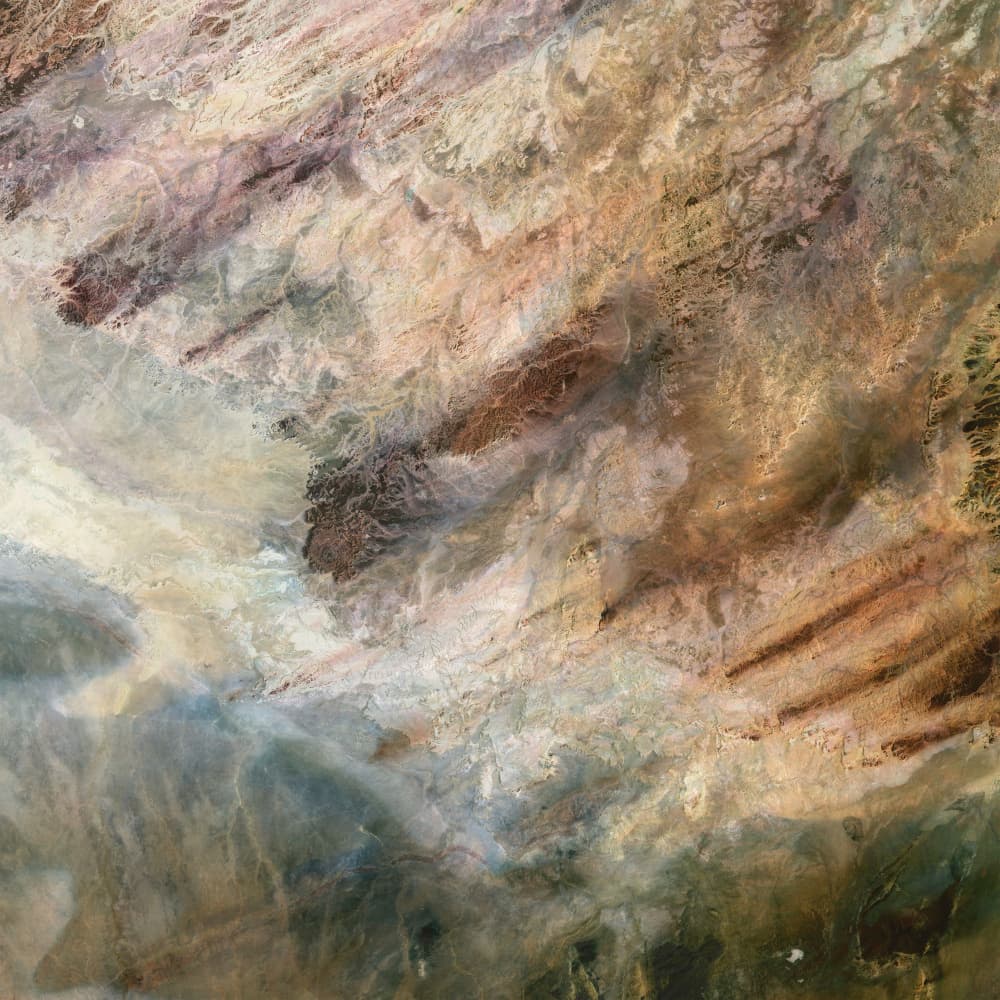 Arid Landscape Abstract by Pelin Atilla — canvas wall art