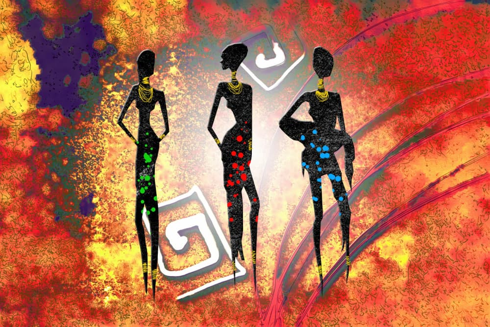 African Art 15 by Rafal Kulik — canvas wall art