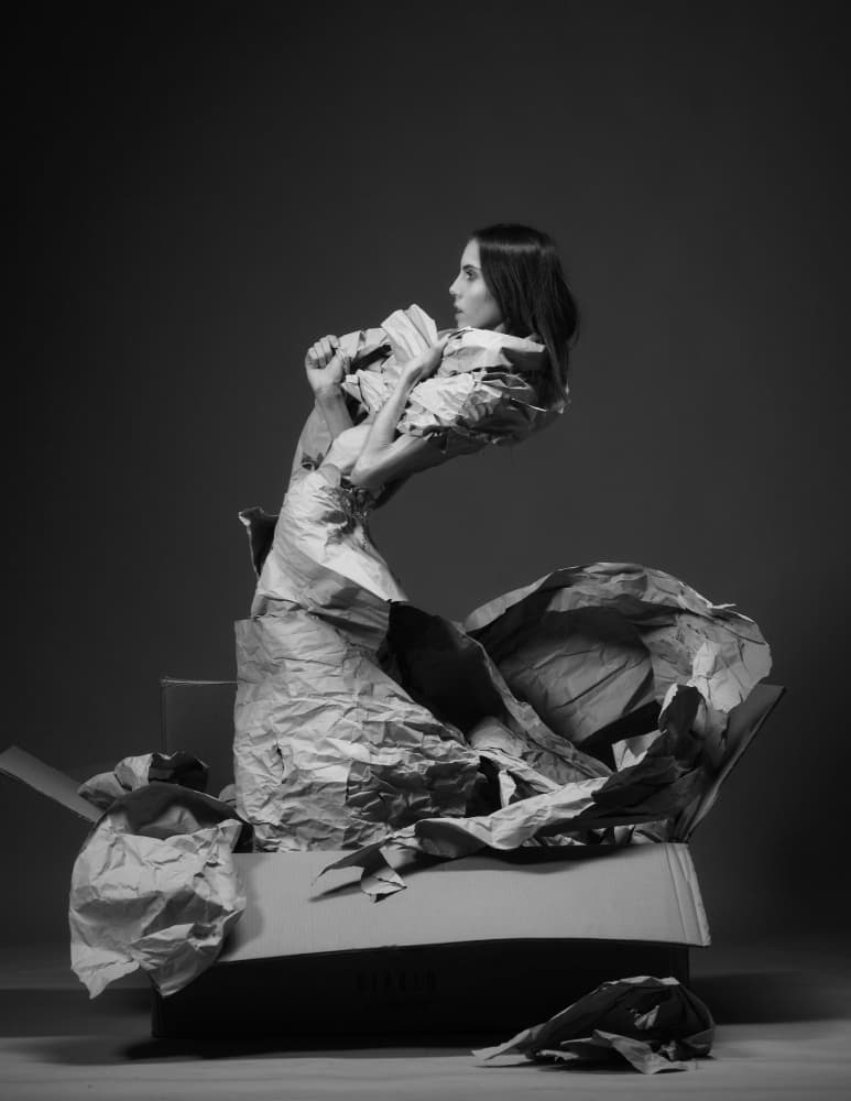 Conceptual Paper Fashion by Axel K. Schoeps — canvas wall art