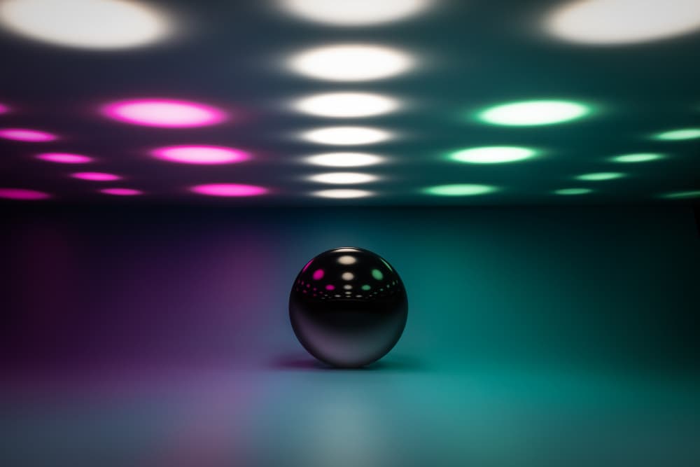 Vibrant Light Sphere by Rico Cavallo — canvas wall art