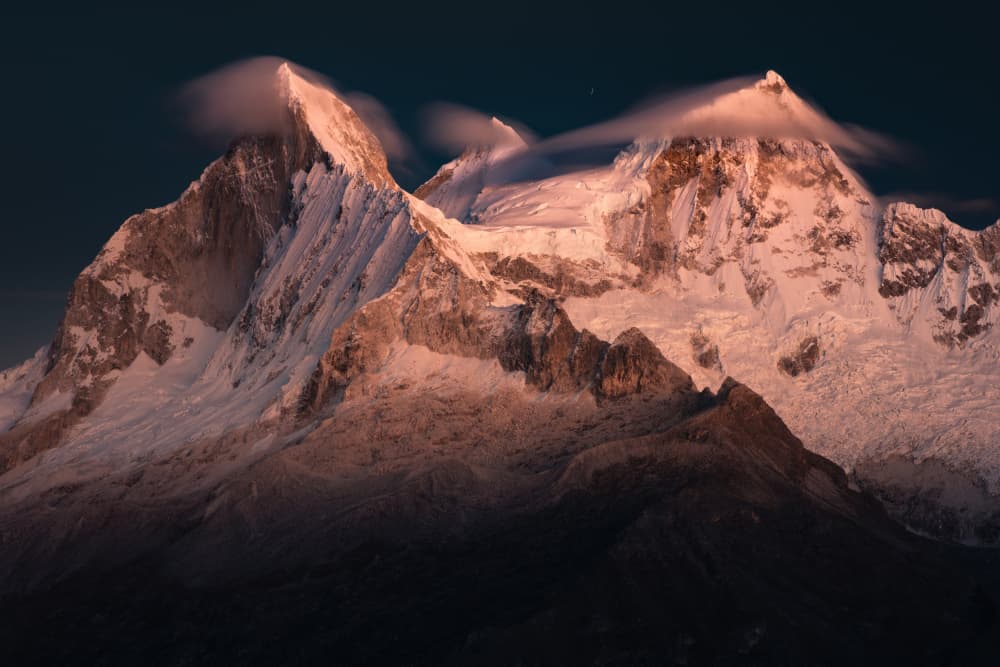 Golden Alpine Peaks by Karol Nienartowicz — canvas wall art