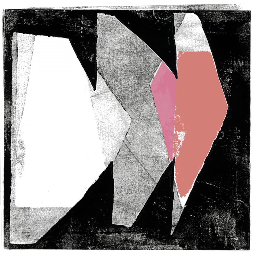 Pink Terracotta Geometric Collage by cartissi — canvas wall art