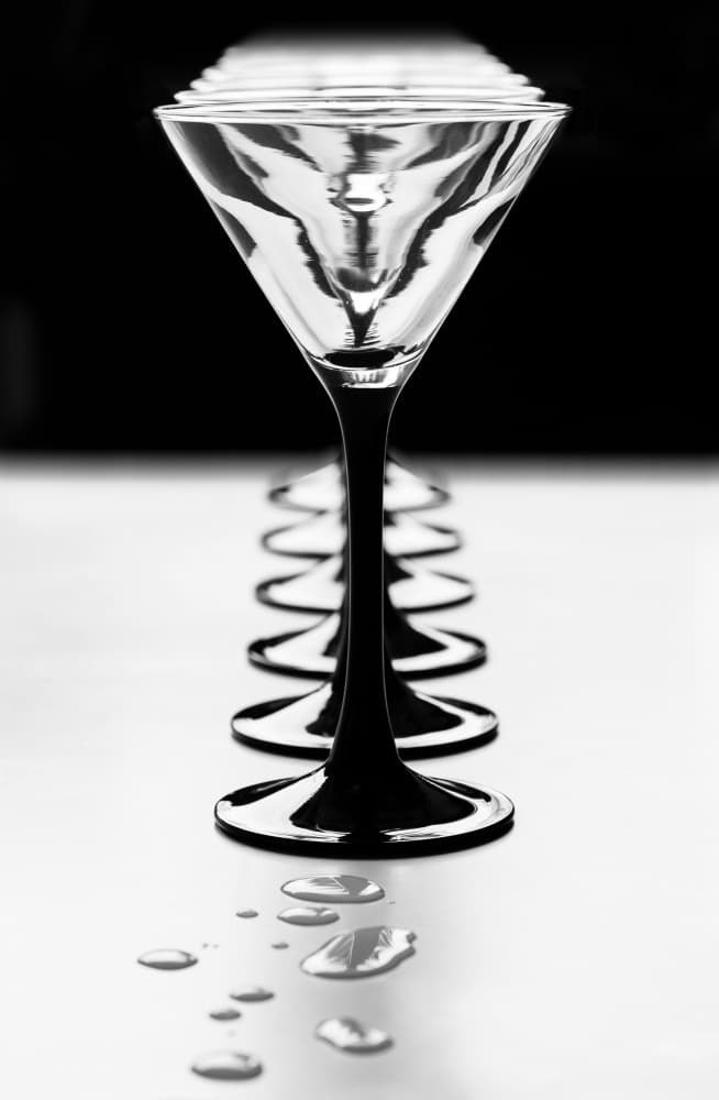 Elegant Martini Row by Giorgio Toniolo — canvas wall art