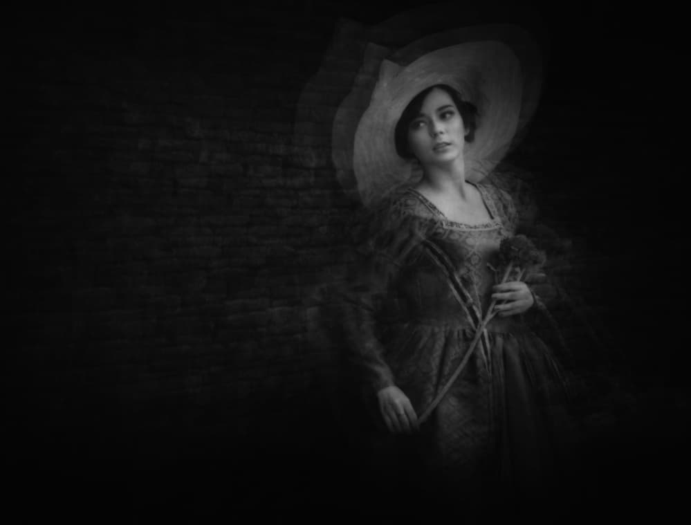 Timeless Grace Portrait by Kahar Lagaa — canvas wall art