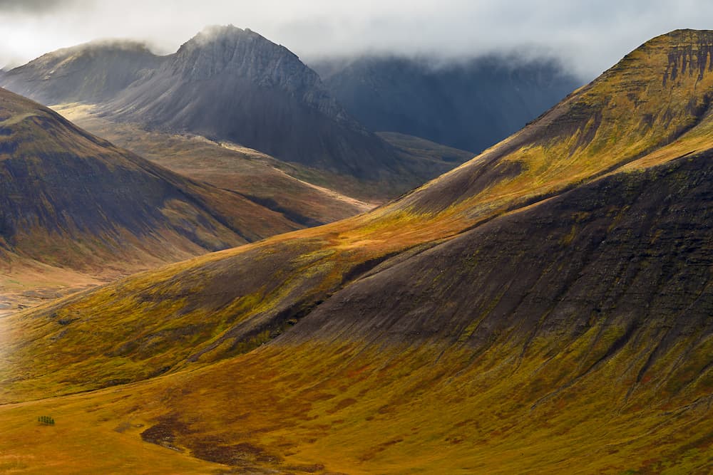 Dramatic Autumn Valley by Karsten Wrobel — canvas wall art