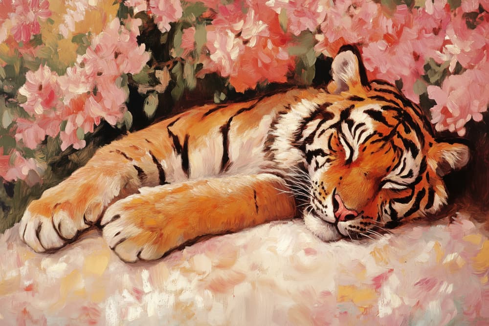 Slumbering Majesty by Treechild — canvas wall art