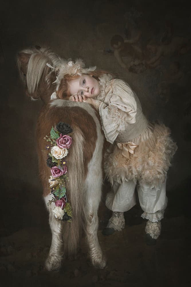 Ethereal Child Pony by Carola Kayen-Mouthaan — canvas wall art
