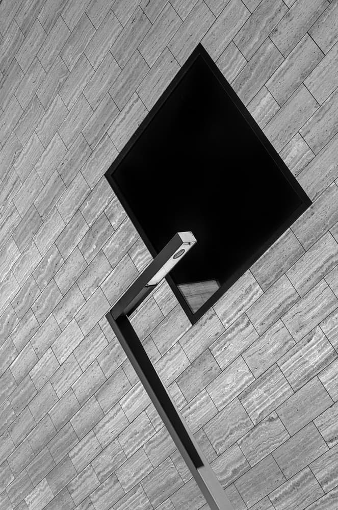 Urban Contrast Geometry by Jef Van den Houte — canvas wall art