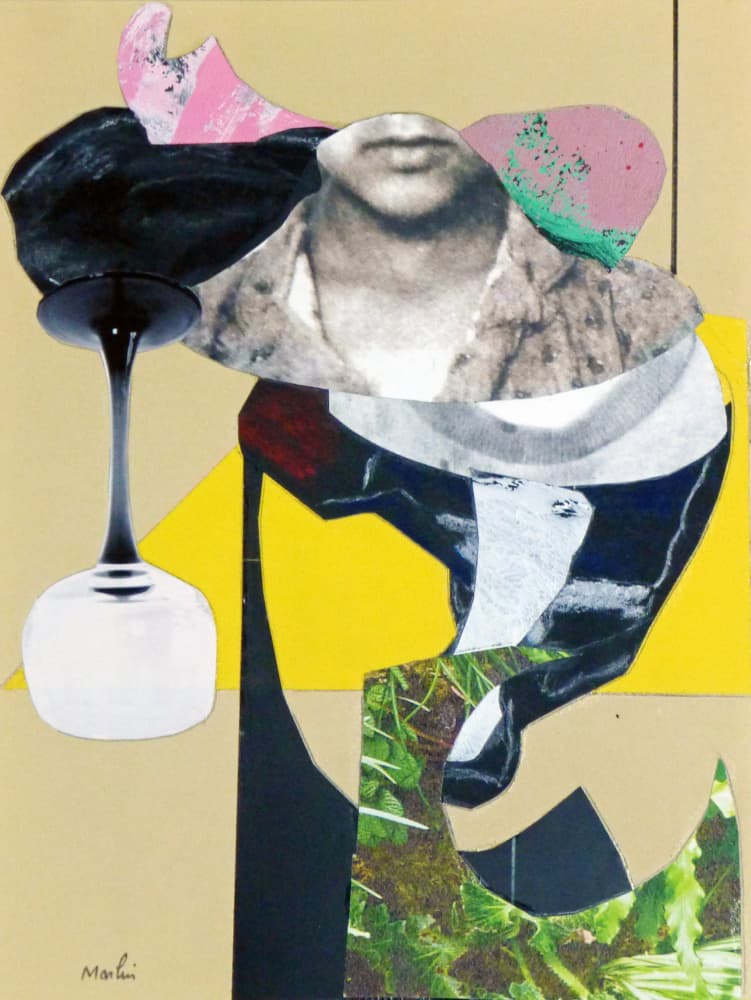 Surreal Fragmented Collage by Pascal Marlin — canvas wall art