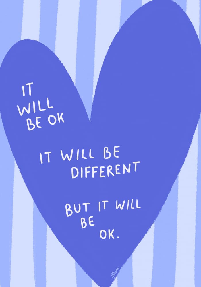It will be ok by Athene Fritsch — canvas wall art