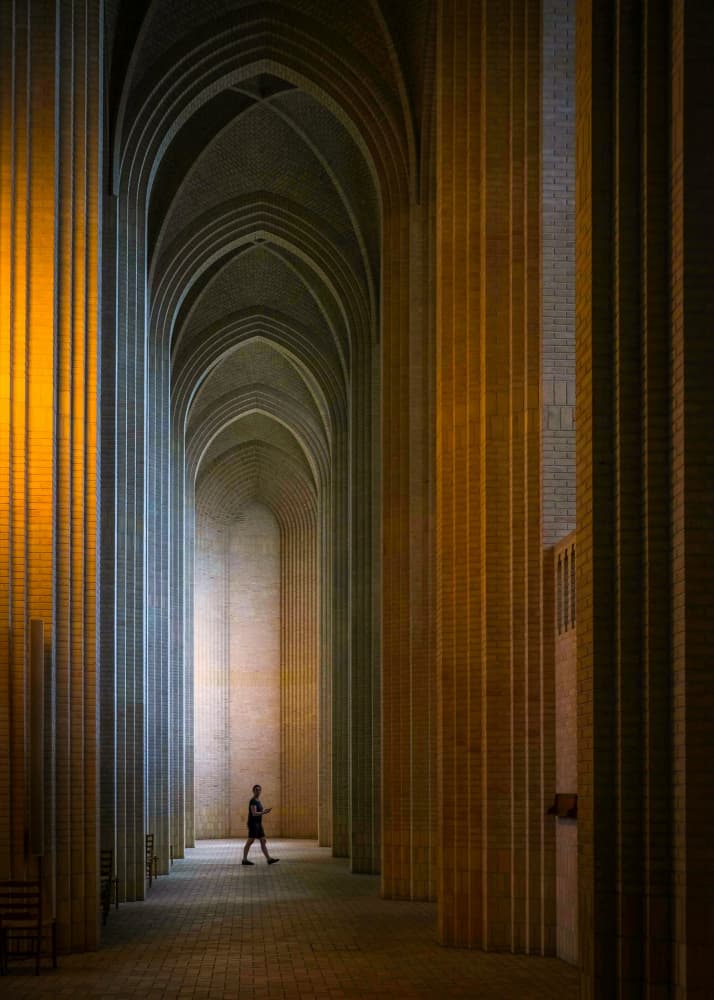 Grand Architectural Passage by Fran Ortega — canvas wall art