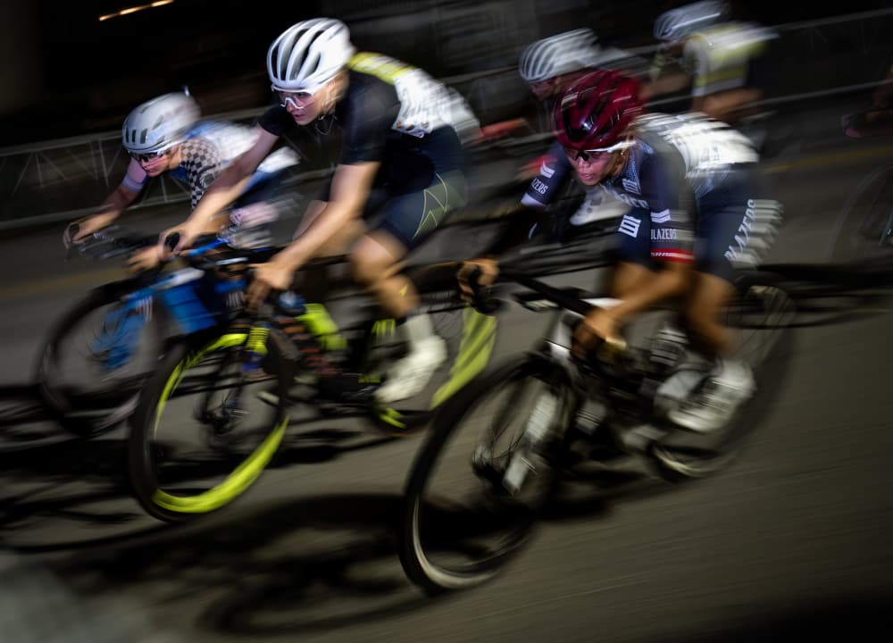 Dynamic Night Cycling by Yi Pan — canvas wall art