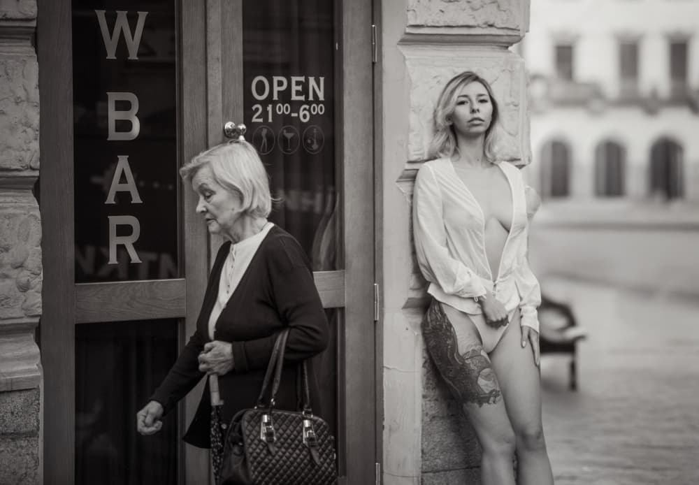 Generations on the Street by Arkadiy Kurta — canvas wall art